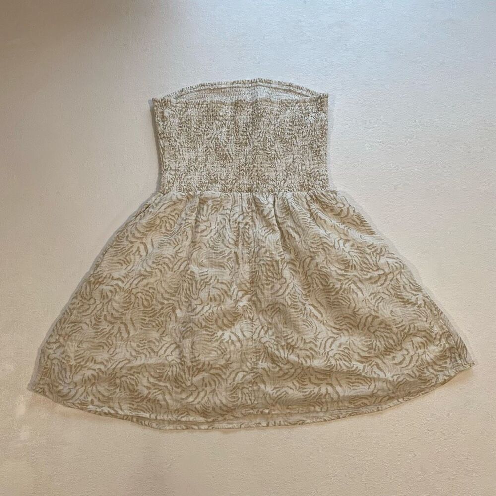 Universal Thread Smocked Strapless Mini Dress Cre… - image 3